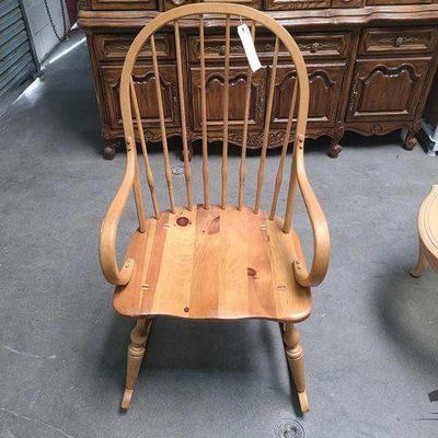 #2508 • Wooden Rocking Chair
