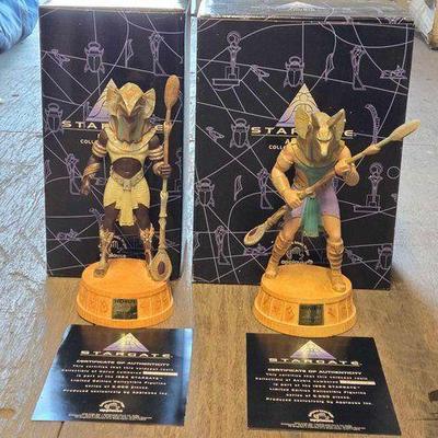 #4042 • NEW!!! Stargate Horus & Anubis Collectors Figurines

