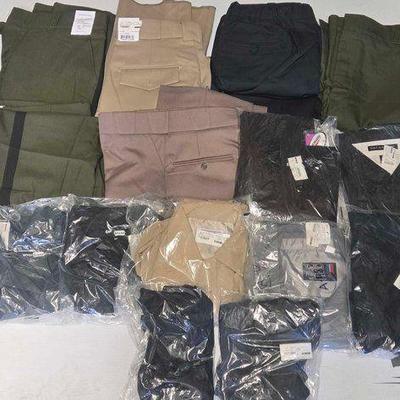 #8140 • NEW!!! Button Up Uniform Shirts, Polos & Pants
