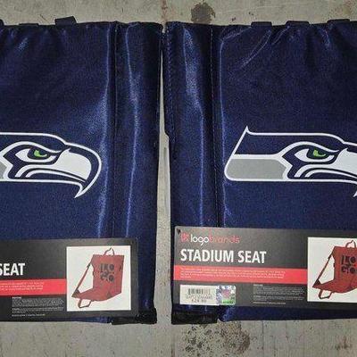 #7520 • NEW!!! (2) Logo Brands Seattle Seahawks Stadium Seats
