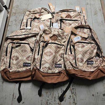 #7264 • NEW!!! (5) Premier Collection Trans by Jansport Backpacks
