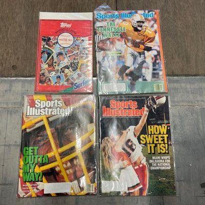 #4538 • (4) Sports Magazines

