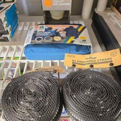 #7122 • NEW!!! LED Lantern, Youth Pancho & XL Hammock Straps
