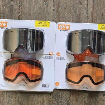 #7180 • NEW!!! (2) SPY 2 Pack Small Fit Goggles
