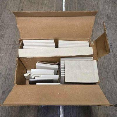 #8056 • Box of Porcelain Tiles
