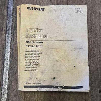 #8038 • Caterpillar D8L Tractor Power Shift Parts Manual
