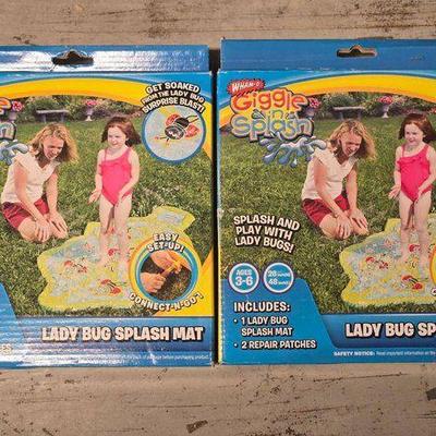 #7231 • NEW!!! (4) Lady Bug Splash Mat
