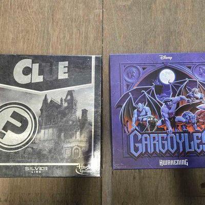 #4156 • NEW!!! Clue Board Game and Gargoyles Board Game

