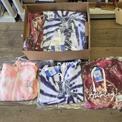 #7094 • NEW!!! Box of Hurley Hoodies and Jackets
