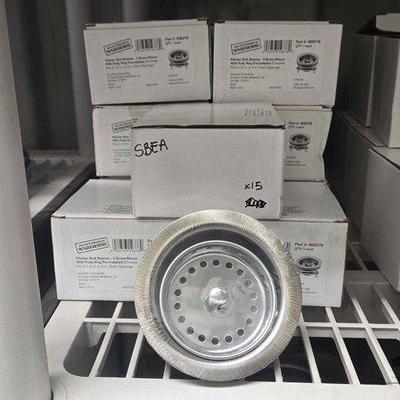 #8152 • NEW!!! (15) Kitchen Sink Strainer-3 Screw Mount Chrome
