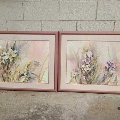 #2504 • (2) Signed Framed Brent Houghton Prints
