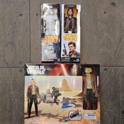 #4076 • NEW!!! Star Wars Play Set & (2) Figures

