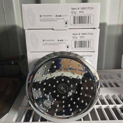 #8530 • NEW!!! (5) Niagara Shower Heads
