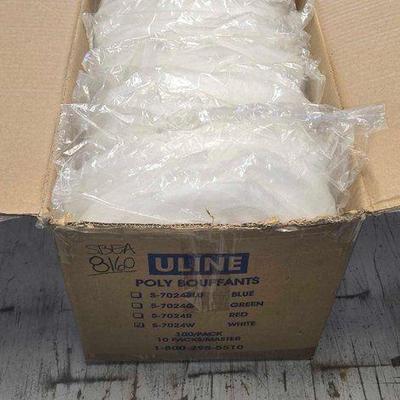 #8160 • NEW!!! Uline Poly Bouffants White
