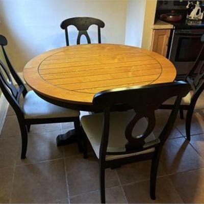 Pedestal Dining Table & Napoleon Chair Dining Set .jpg