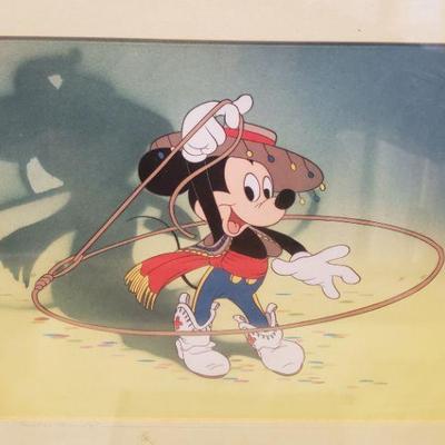 Vintage 1940 Mickey Mouse Reproduction Cell