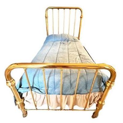Antique Brass Twin headboard and Foot Board