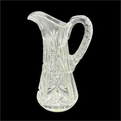 Antique EAPG Cut Crystal Pitcher