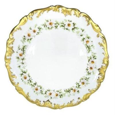 T & V Limoges Daisy Chain Platters, Two (2)