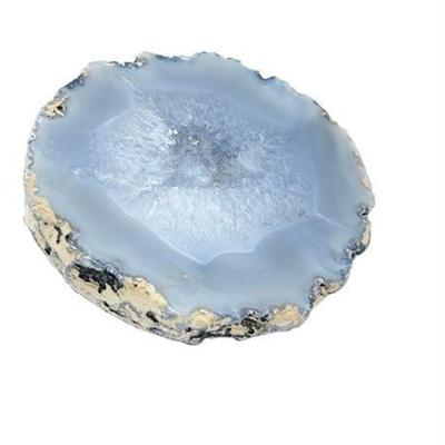 Banded Blue Agate Geode, Split