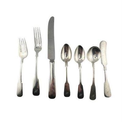 Cowell & Hubbard Jewelers, Philadelphia 1932 Sterling Silver Flatware Service