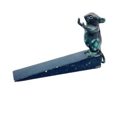 Bronze Mouse Door Stopper