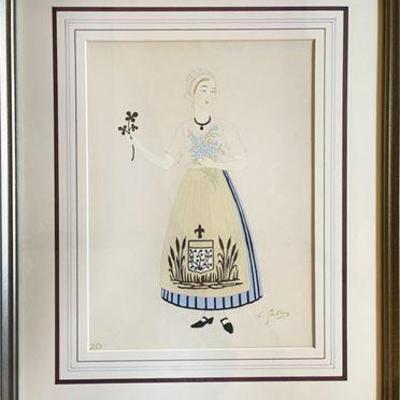 Émile Gallois (1936) La Picardie Print #20