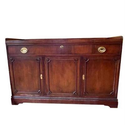 Mahogany Empire Style Vintage Cabinet Side Board