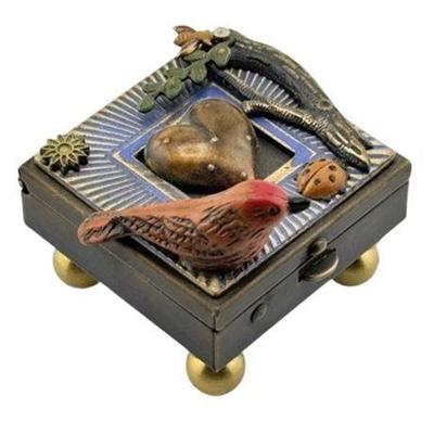 Mullanium Bird And Heart Wish Box By Jim Tori Mullan