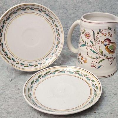 Outero agueda hand painted portugese pottery