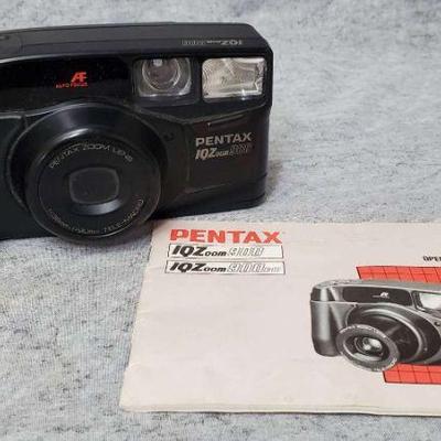 1980s point and shoot pentax iqzoom900 35mm film camera