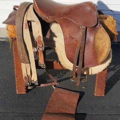 Horse saddle and stand