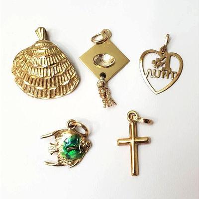 Gold charms