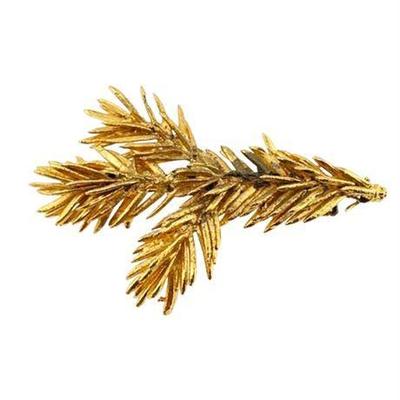 Dennis Ray Redwood Natural Pin, Gold Finish