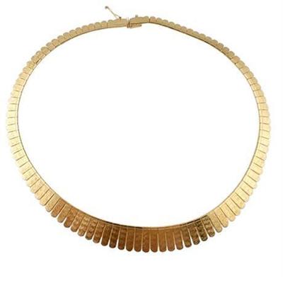 Gold Tone Necklace Collection of Four (4) Pieces