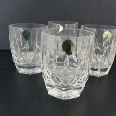 Waterford Crystal "Westhampton" Set of 4 Double Old Fashioned Glasses