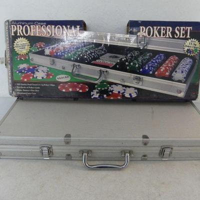 Vintage Cardinal Professional Poker Set in Aluminum Case