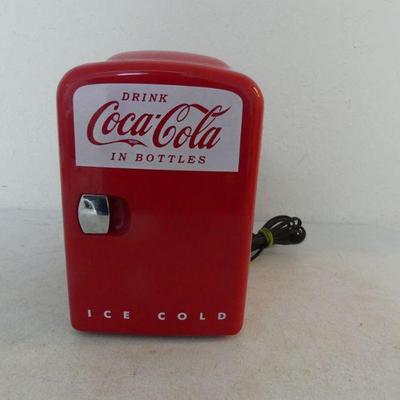 Coca-Cola/Koolatron  Mini Fridge Model #KWC-4 Holds a 6-Pack