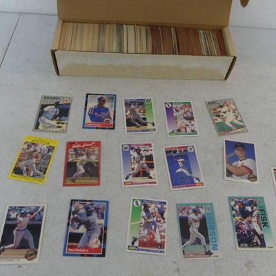 Vintage 1980s-1990s Box of Baseball Cards