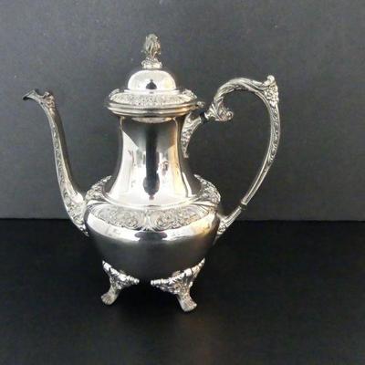 Vintage Rogers Bros. "Heritage" Silver Plate Hollowware Coffee Pot