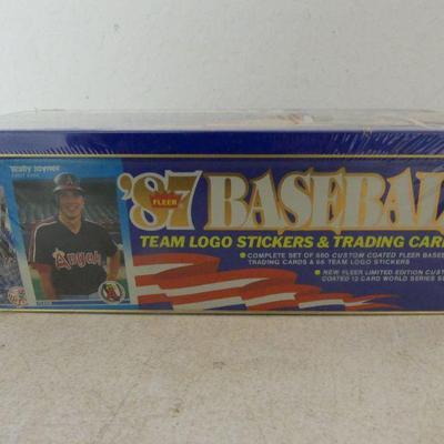 1987 Fleer Baseball Collector's Tin - Sealed