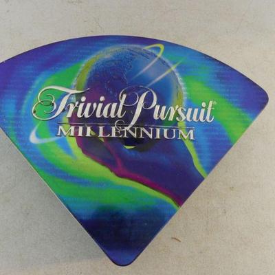 Vintage 1998 Parker Bros. Trivial Pursuit Millennium Edition Game in Tin