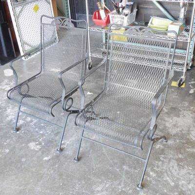 Wrought Iron Patio Lounge Chairs