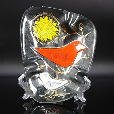 MCM Higgins Glass Ashtray