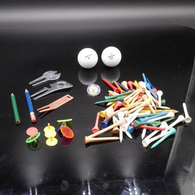 Lot Of Assorted Golf Accessories
