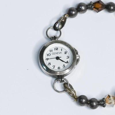 Beaded Bracelet Geneva Watch L-38
