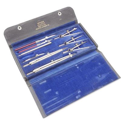 Vintage Minusa Keuffel & Esser Co. Drafting Set 795