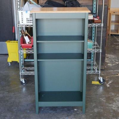 Free-Standing Open Shelf Cabinet