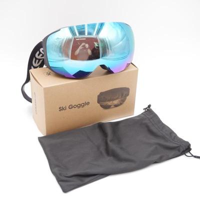 Enkeeo Ski Goggles with Detachable Dual Layer Lens - New