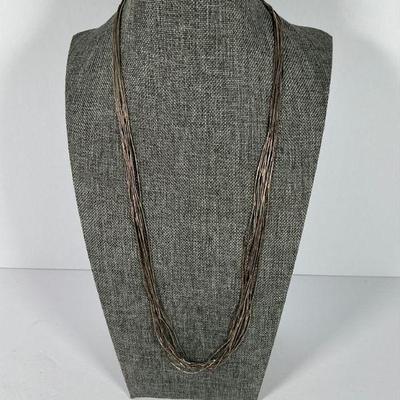 Liquid Silver Necklace